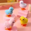 6Pcs Clockwork Toys Plush Chick Wind-up Toys Realistic Appearance Simulated Chick Figures Fluffy Chick Toys