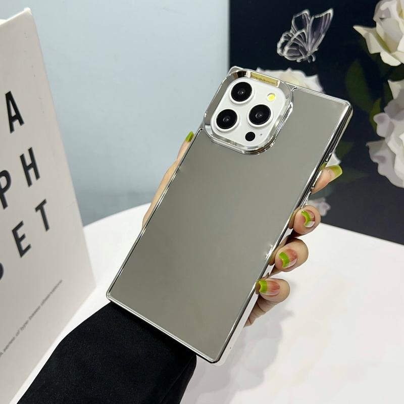 Однотонный тонкий глянцевый чехол для телефона iPhone 16 Pro Max 15 14 Pro 13 12 11 TPU мягкий противоударный защитный бампер для объектива