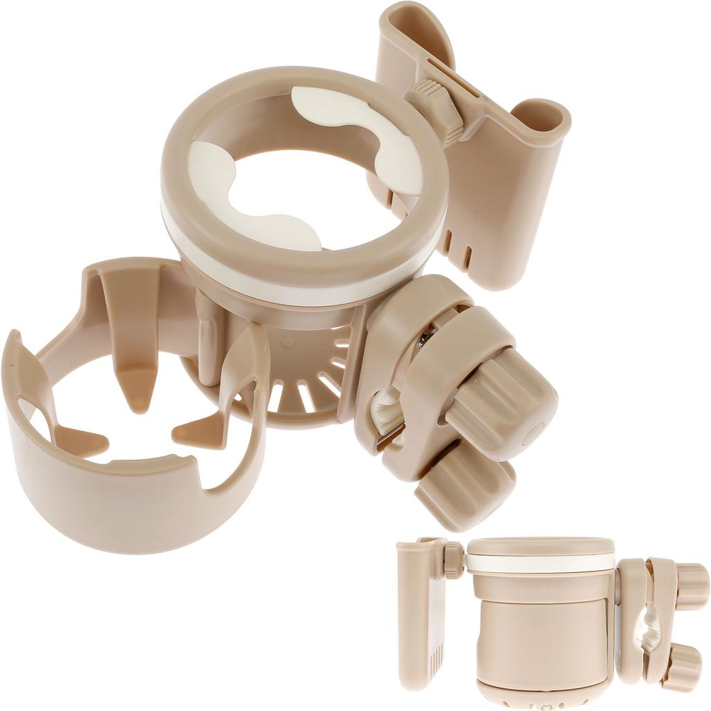 3 в 1 держатель для детской коляски, регулируемый поворот на 360°, держатель для бутылочек с телефоном и напитком, для универсальной коляски, аксессуаров для инвалидной коляски