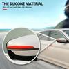 4Pcs Car Door Side Edge Anti-collision Protector Bar Stickers Protection Guards Rear View Mirror Cover Protection