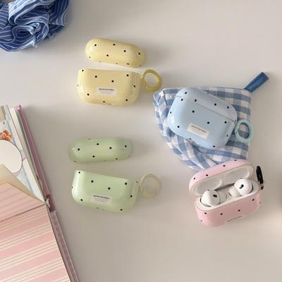 Летний чехол в стиле INS, простой, в горошек, для AirPods Pro / pro1, с подвеской для AirPods 1 / 1-го поколения