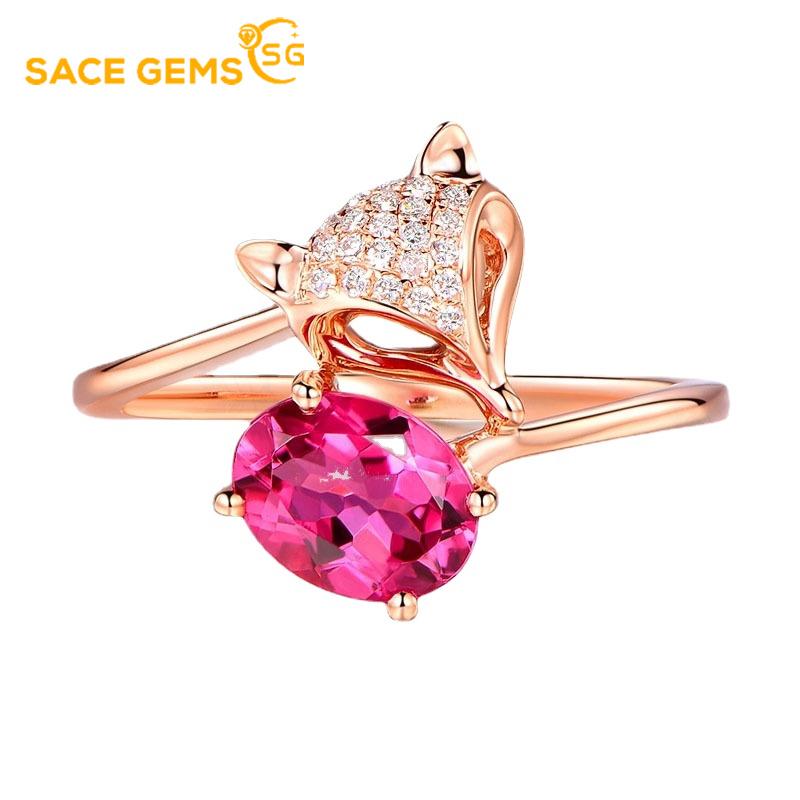 Sace Gems Классическое кольцо из медного сплава с цирконом, женские ювелирные изделия, свадебный подарок, открытая вечеринка