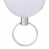 2 Pcs Metal Retractable Pull Chain 65cm Pull Chain Reel Retractable Badge Holder  Education Sector