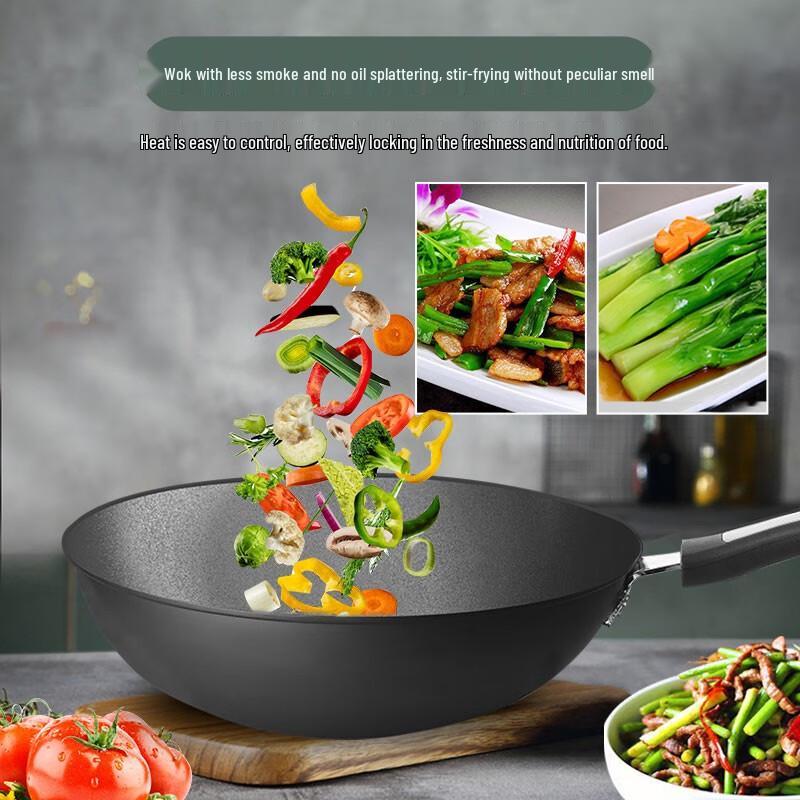 Kobach Andrew 32cm Iron Wok