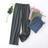 Men's Thin Pajama Pants Soft Pants Cool Drawstring Sleep Pants Loose Cotton Sweatpants with Pockets Breathable Lightweight Casual Pants for Male