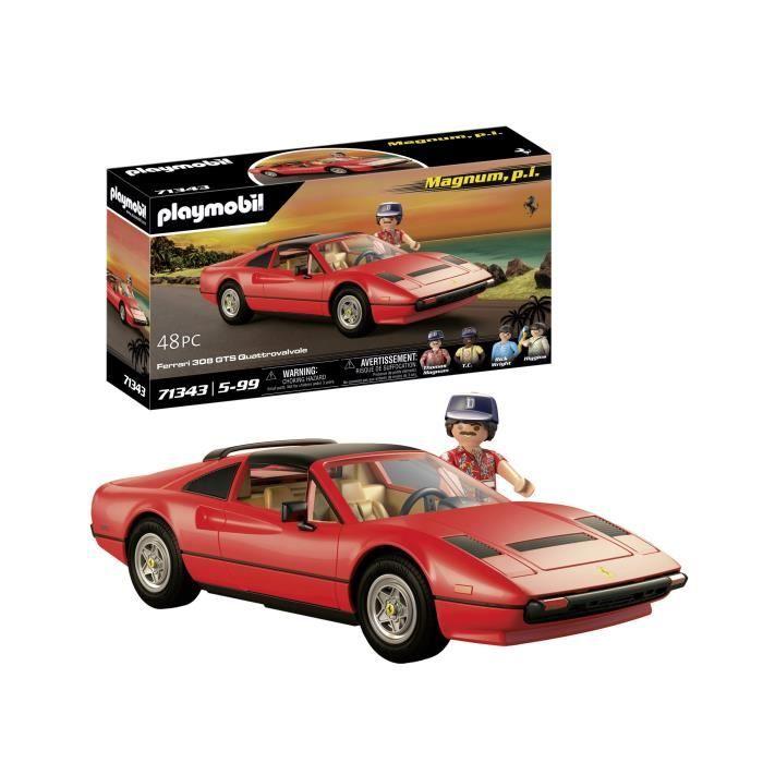 PLAYMOBIL 71343 Magnum Ferrari 308GT, Classic cars, Adulte, Voiture de collection, 48 pièces