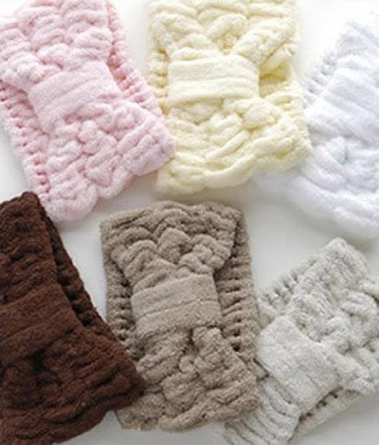 Imabari Towel Hairband Pile (Raspberry)