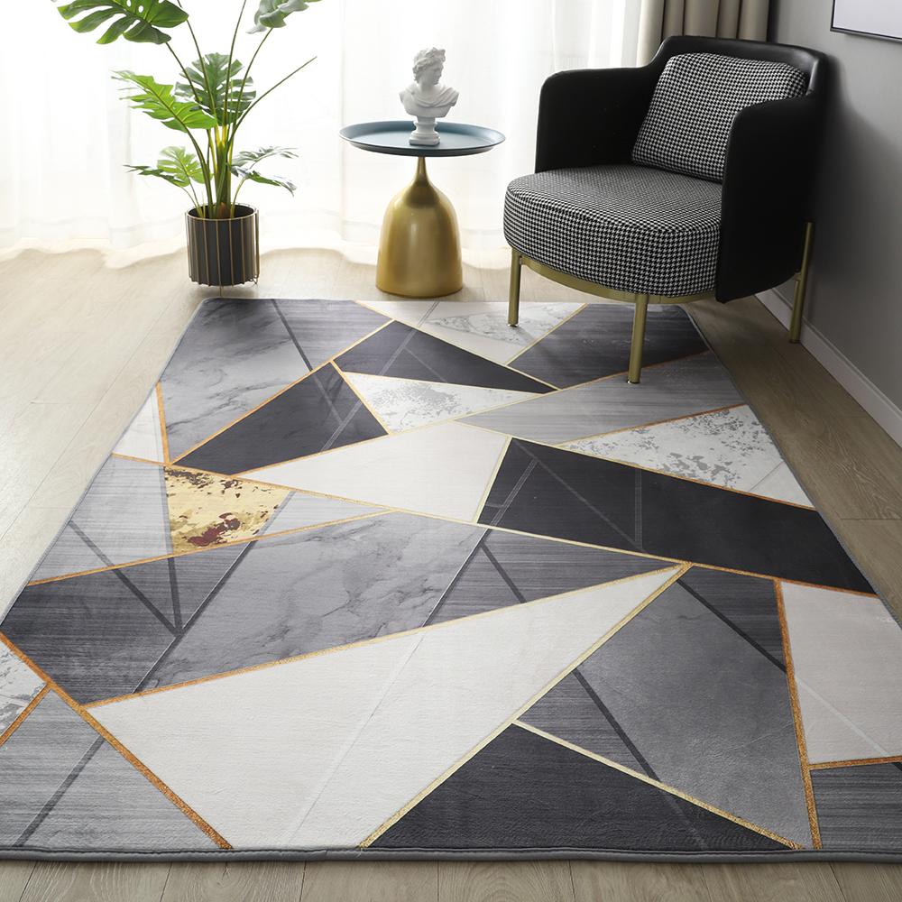 Geometric Printed Carpet Living Room luxury 160x230 Large Area rugs for bedroom decoration soft non-slip floor mat for kids room