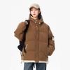 Mens Winter Hooded Cotton Puffer Jacket Thick Warm Loose Fit Casual Outwear Teens Young Adults