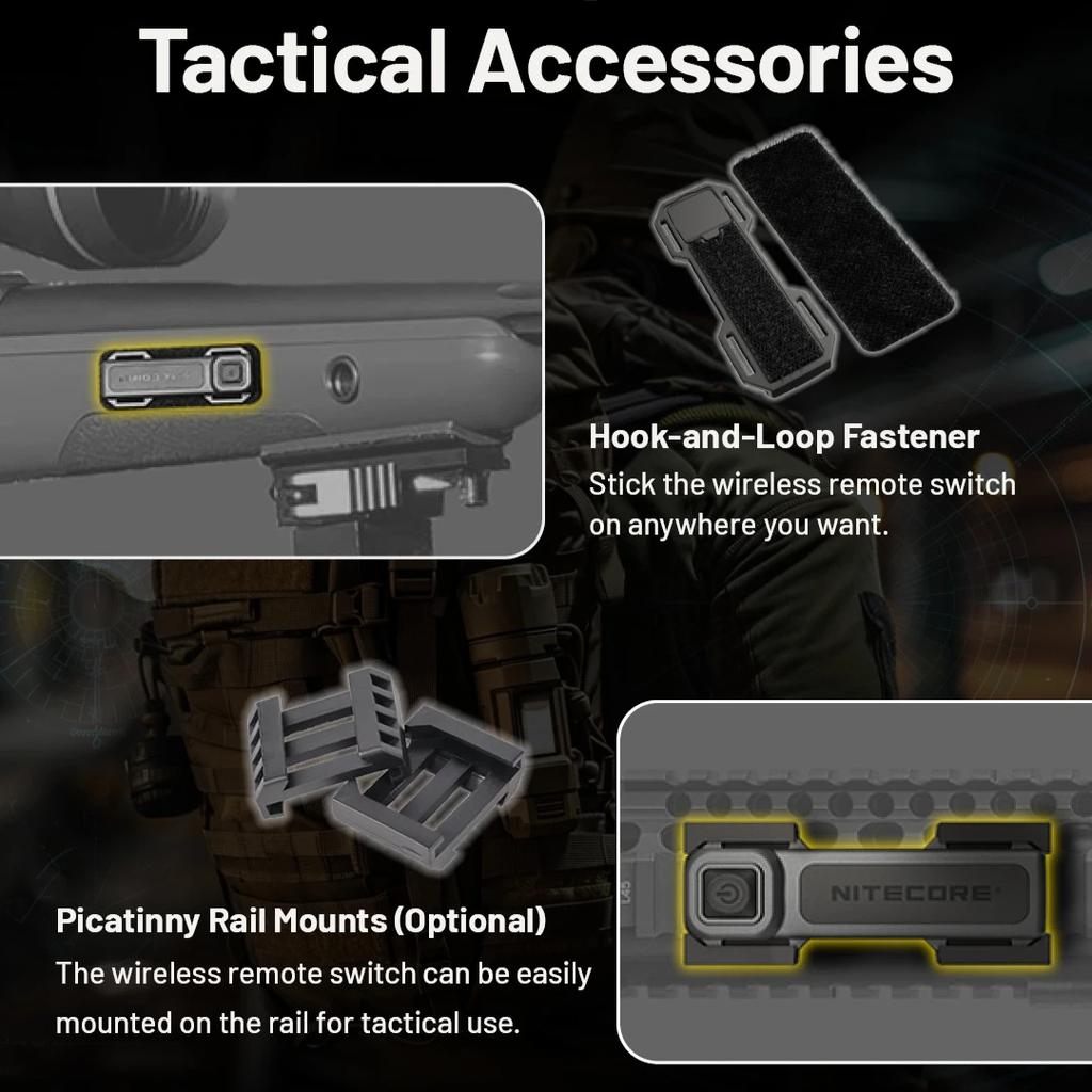 NITECORE MH40 Pro Flashlight 3500 Lumens Trouch Ultra Bright Long Range Hunting Flashlamp Included Wireless Remote Switch