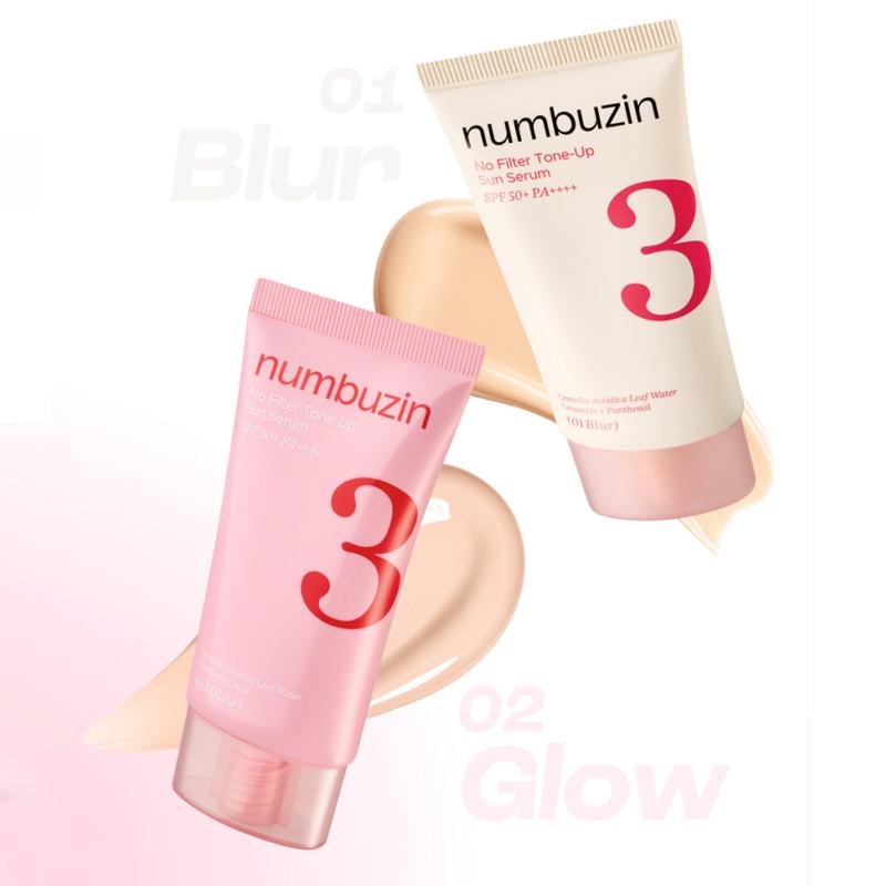 NUMBUZIN №3 Тонирующий солнцезащитный сыворотка-серум без фильтров SPF 50+ PA++++ 50 мл