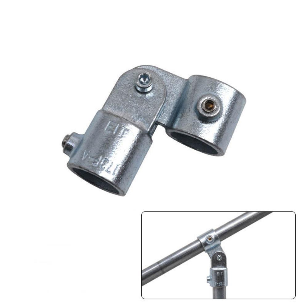 Aluminum Alloy Steel Frame Fasteners 1\2''/3\4" Circular Pipe Connector Steel Tube Shelf