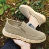 Men's Shoes 2025 Spring and Autumn New Breathable Casual Single Shoe Fashionable Anti Slip Soft Sole Canvas Sports Shoes
