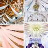 1PC Stage Hotel Decoration Wedding Ceiling Drapes Gauze Curtain Arch Draping Fabric