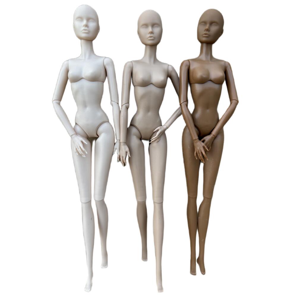 30 см Масштаб 1/6 Цельная кукла с подвижными суставами Заготовка с лысой головой для практики макияжа своими руками Коллекционная игрушка Игровые детали