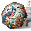 Turtle Mandala Artwork Portable Automatic Umbrella Compact 8Rib Weight Durable Plastic Iron Travel Essential Fashionable Perfect Birthday Christmas