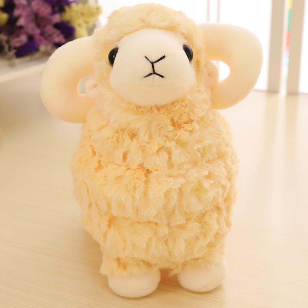 25/35cm Baby Goat Plush Doll PP Cotton Baby Goat Keychain Sheep Plush Toys  Valentine's Day Gifts