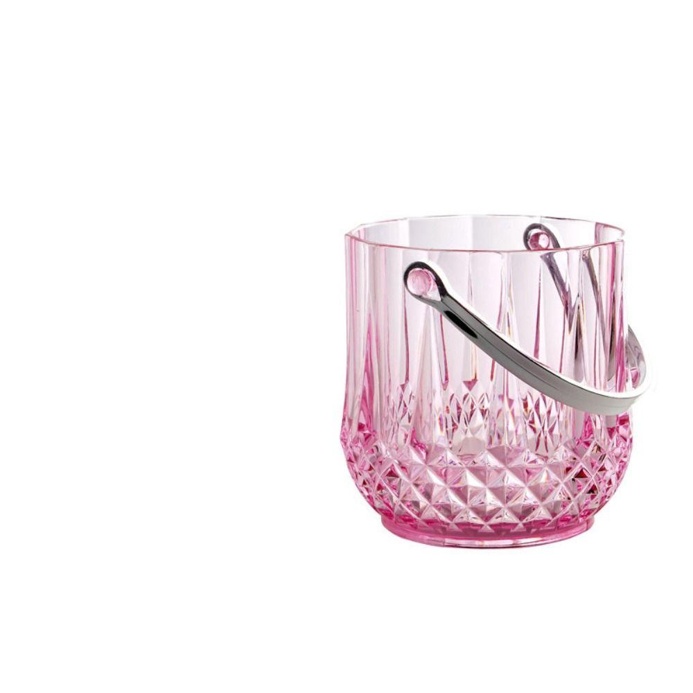 Пластиковое ведро для льда Съемная ручка Ведро для шампанского Новый контейнер для кубиков льда