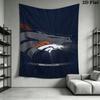 Denver Broncos Wall Tapestry Aesthetic Wall Hanging Printed Fabric Blanket Decorative Tapestries for Bedroom Living Room Home Decor
