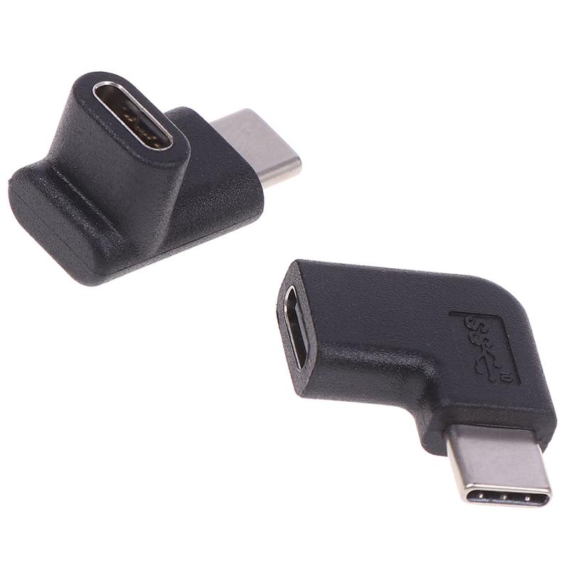 Right Angle 90 Degree Usb 3.1 Type C Male To Female Usb-C Converter Adapter