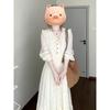 Doll Collar Temperament Long-sleeved Dress Children's Summer New Temperament Base Waist Spring Wear Long Dress