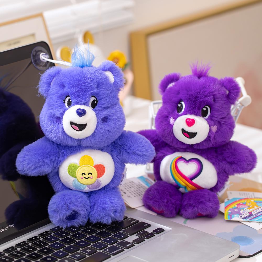 20cm Sucker Plush Toys Care Bears Pendant Bag Accessories Keychain Bag Car backpack stuffed Pendant Girls Boys Gift