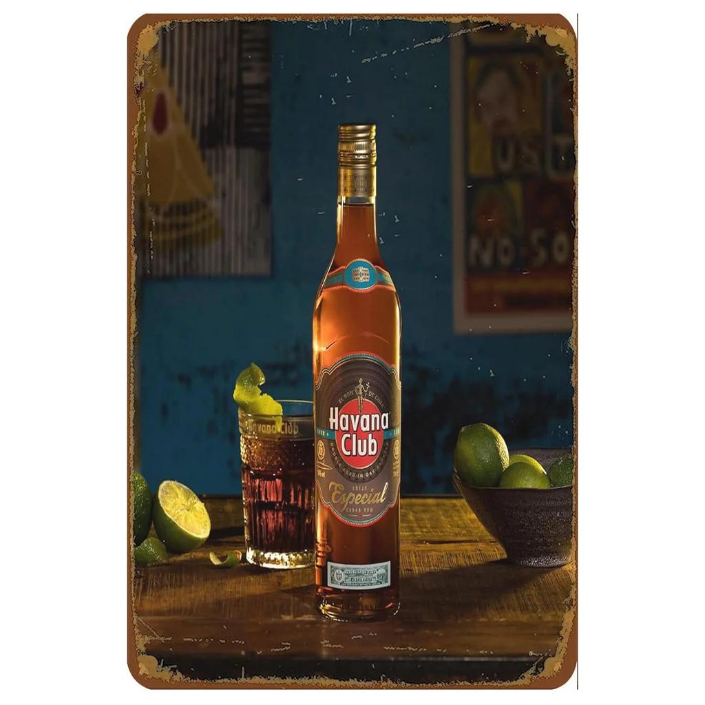 Металлические таблички Havana Club, настенное украшение, винтажные художественные постеры, железная живопись для мужской пещеры, дома, кафе, сада, клуба, бара, паба