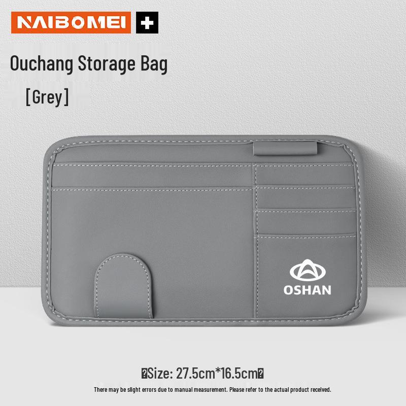 Car Document Holder, Sun Visor, and Glasses Clip for Oshan X5/X7/Z6/Cosay 3/5/6Pro Models.