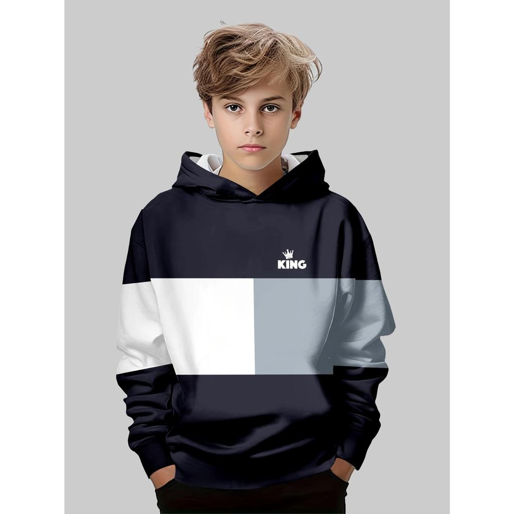 Новые детские толстовки с капюшоном с 3D-принтом для мальчиков и девочек - повседневные модные пуловеры на осень/зиму