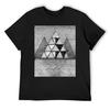 DIALECTICAL PYRAMID Футболка винтажная графическая футболка аниме вещи Футболки оверсайз тяжеловесы рубашки мужские с принтом