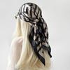 Ladies Silk Scarf Large Square Scarf 90cm Wrap Scarf New Satin Satin Printed Scarf