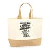 Sac J’peux pas je préfère mon Labrador J'peux pas minimaliste | Cabas en Coton avec Fond Jute 18 L 48 × 37 × 13 cm | Marché