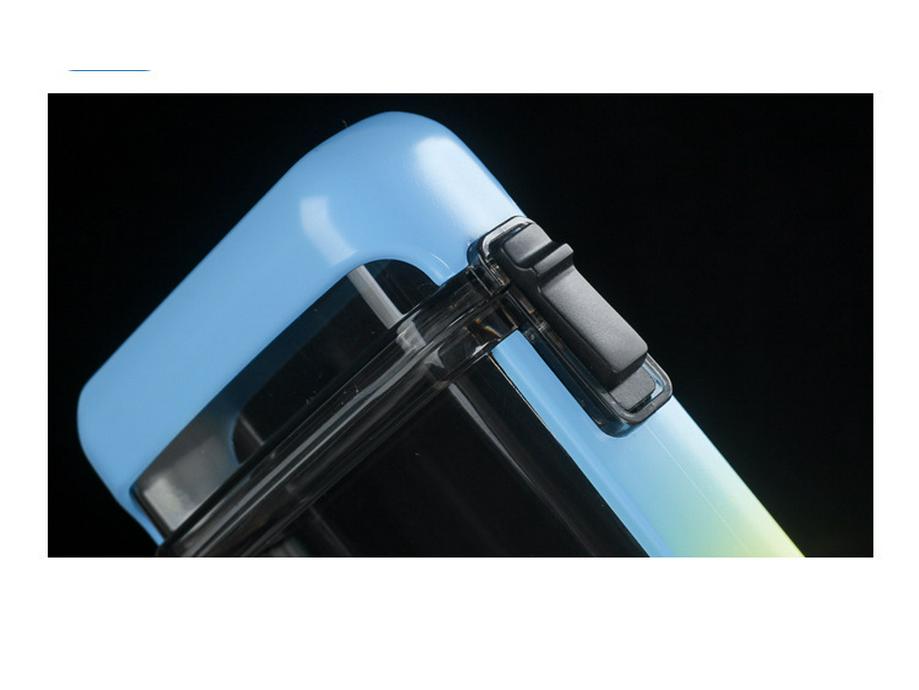 Waterproof Transparent Cigarette Case with Lanyard - Fits 20 Regular Cigarettes, Stylish Storage for Men and Women.