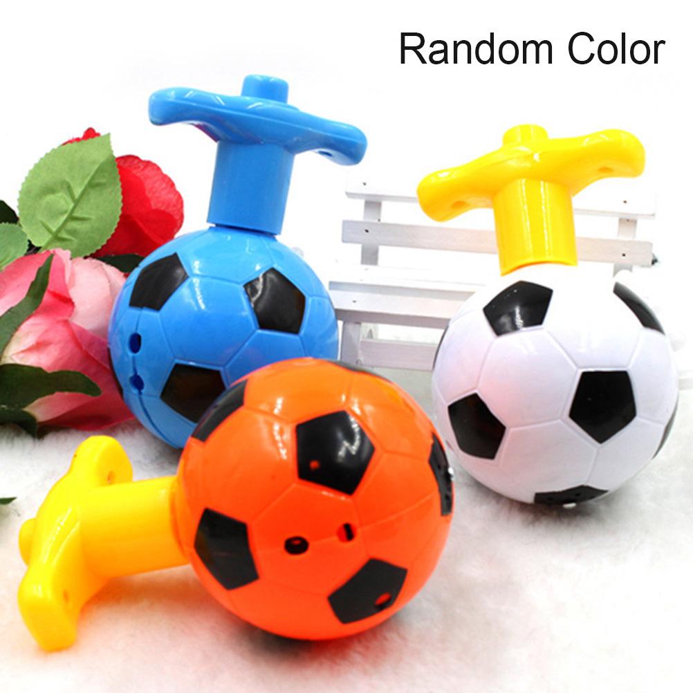 LED Light Up Flashing Rotary Scope for Kids Music Flash Light Football Toy Electric Fingertip