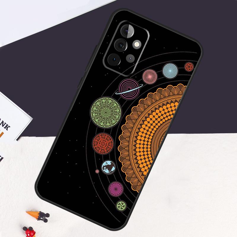 Space Solar System Planets Universe Case For Samsung Galaxy A13 A35 A15 A55 A53 A33 A36 A56 A26 A16 A22 A32 A52 A54 A34 A05 A06