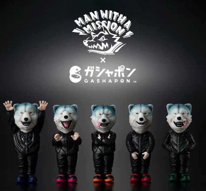 Мерчендайз MAN WITH A MISSION 2024: MAN WITH A MISSION Гатча Коллекция из 5 предметов Брелок: Танака (оранжевый: Токио Танака)