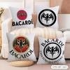 Classic BBacardiSS Cushion Cover Soft Plush Fabric DoubleSided Printed Cushion Covers for All Seasons Modern HomeDecor Gift