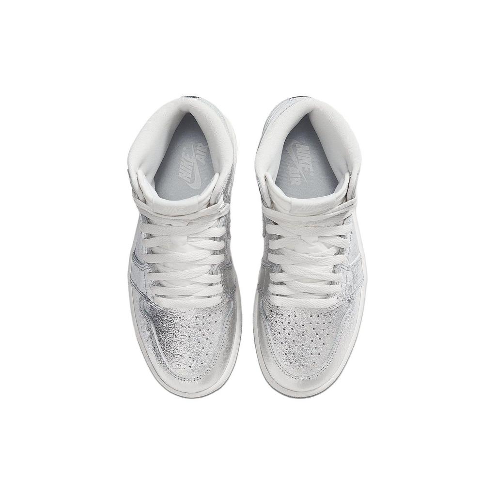 Air Jordan 1 Retro High OG Chrome женские кроссовки серебристый металлик-серебристый Photon-Dust FN7249-001