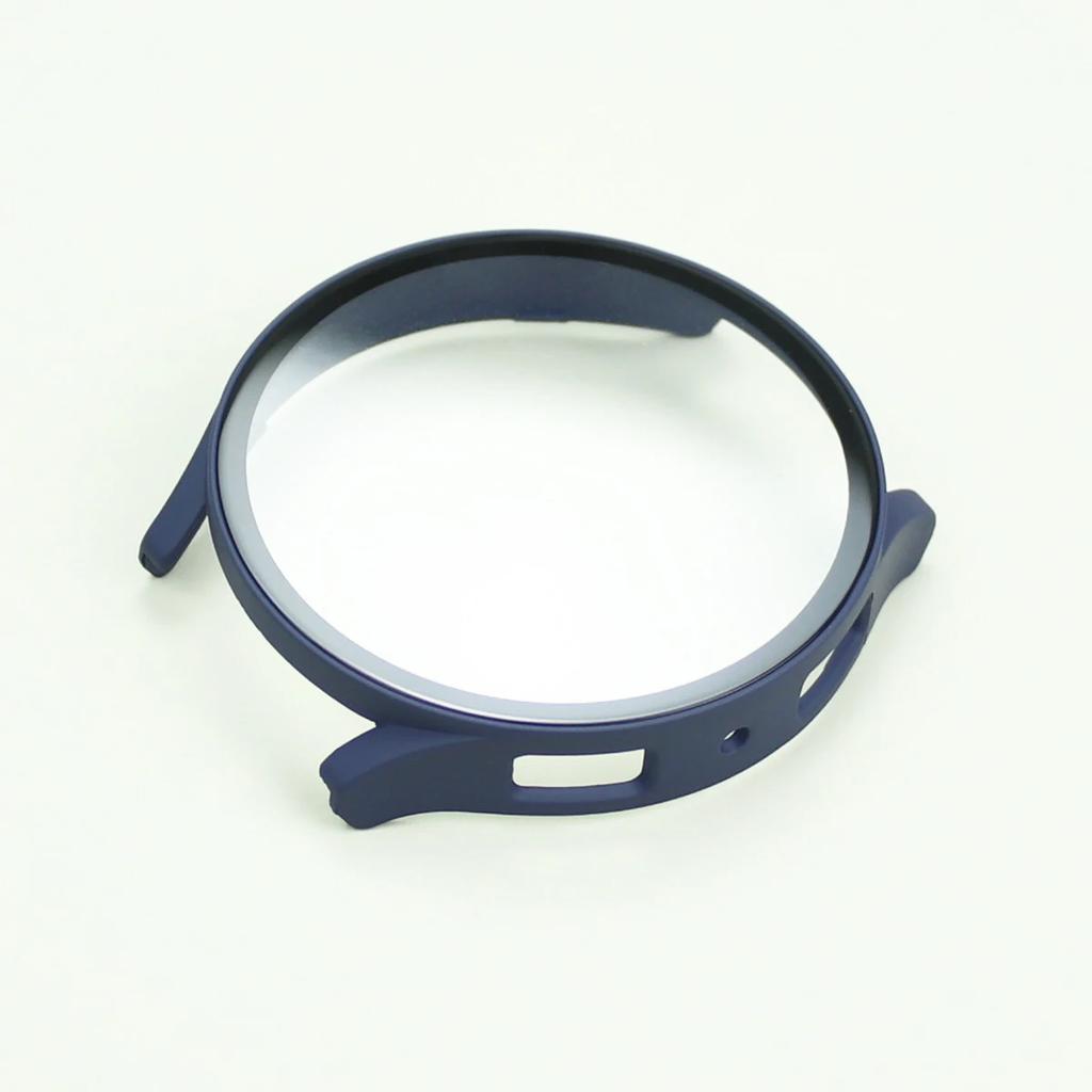 Glass+Case for Samsung Galaxy Watch 7/6/5/4 44mm 40mm Tempered cover Full PC bumper screen protector Galaxy watch FE Accessories