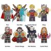 Marvel/Мстители /Железный Человек/Человек-паук Строительный Блок Минифигурка Пазл Детская Собираемая Игрушка Подарок Ребенку