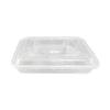 Disposable 4-Compartment Food Container with High Lid