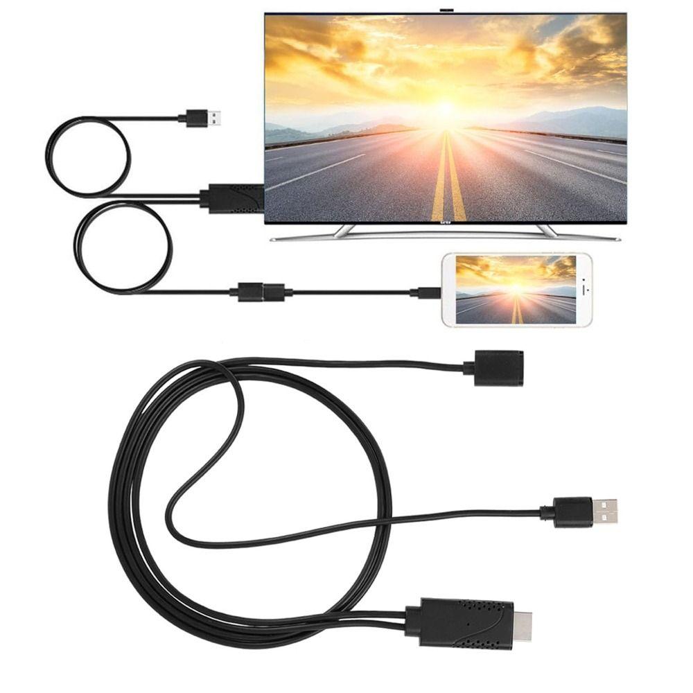 Высокоскоростной USB-адаптер на HDMI Штекер и Play HDMI-кабели Адаптер для дисплея проектора Проектор