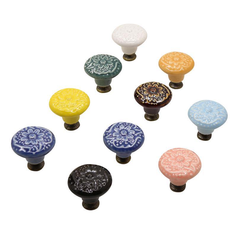 Круглая ручка из цинкового сплава для шкафа для кухни и мебели