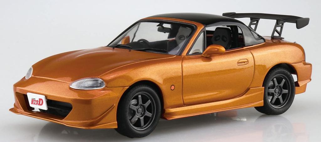 Aoshima Bunka Kyozaisha Initial D Satoshi Omiya NB8C Родстер масштабная пластиковая модель литья цвет № 16 1/24