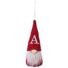 1PC Plush Dwarf Hanging Pendants Letter Embroidered Knitted Hat Faceless Doll Pendants
