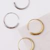 ANENJERY Большие серьги-кольца для женщин, французские тонкие серьги, ювелирные изделия в подарок
