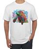Rainbow Painted Manatee Dean Russo Design Men TShirt