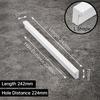 KAK Fashion White Long Cabinet Handles 1500mm Length Aluminum Alloy Kitchen Cupboard Door Pulls Furniture Handle Door Hardware