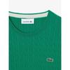 Lacoste Женский свитер с кабельным узором и круглым вырезом Af073e 54n Ldm q2nAf073e 54nLdm