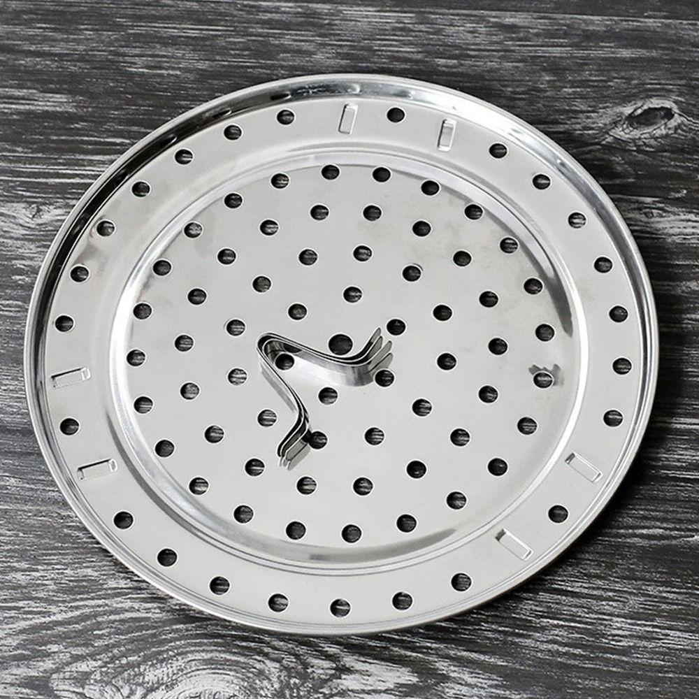 1Pcs Durable Stand Basket Steaming Rack Kitchen Tool Accessories Multifunction Steaming Tray Stainless Steel Multi Size Bowl Pot